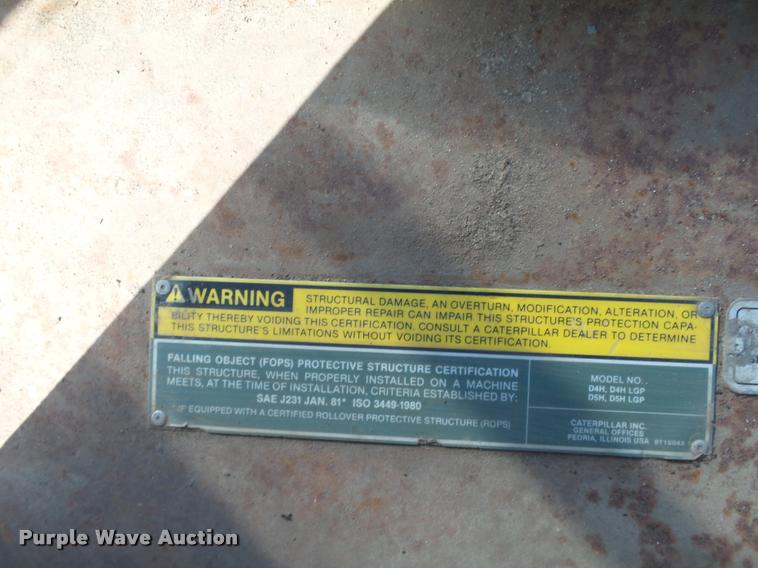 image for item DB4569 1992 Caterpillar D4H Series II dozer