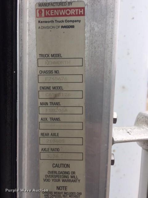 image for item J1629 1998 Kenworth T300 service truck