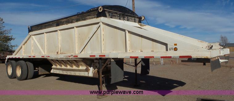 image for item J8261 1985 Ranch bottom dump trailer