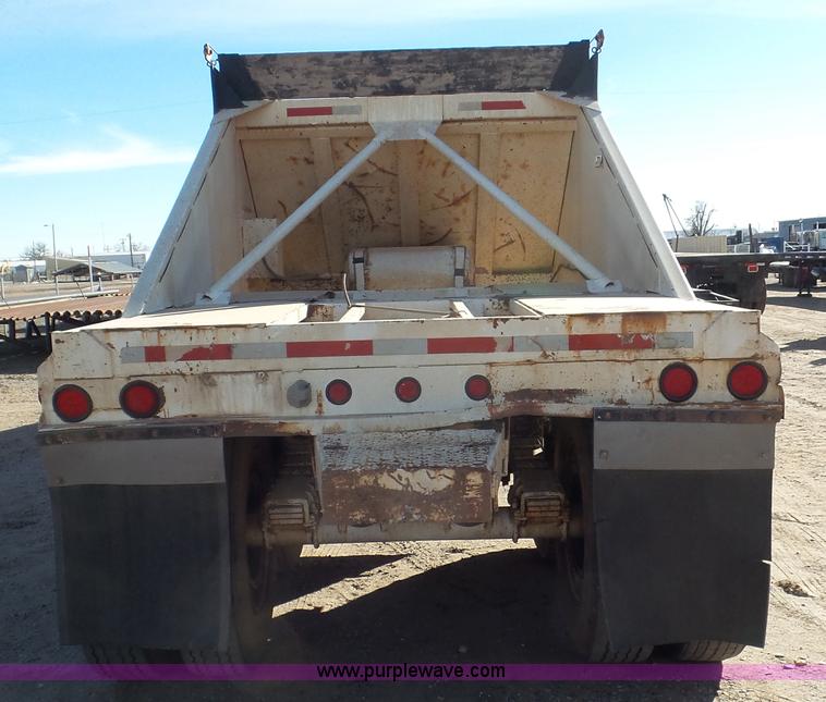 image for item J8261 1985 Ranch bottom dump trailer