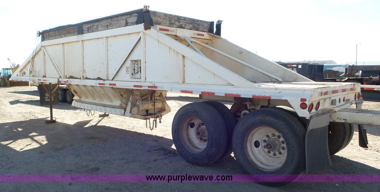 image for item J8261 1985 Ranch bottom dump trailer