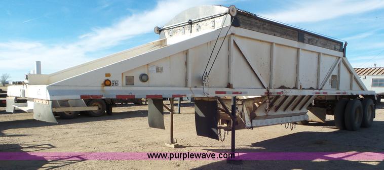 image for item J8261 1985 Ranch bottom dump trailer