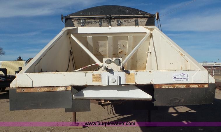 image for item J8261 1985 Ranch bottom dump trailer