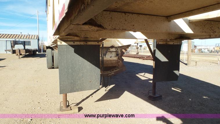 image for item J8261 1985 Ranch bottom dump trailer