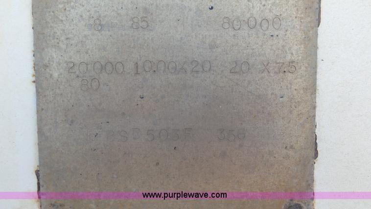 image for item J8261 1985 Ranch bottom dump trailer