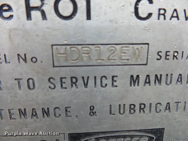 image for item K1076 Leroi HDR12EW crawler drill