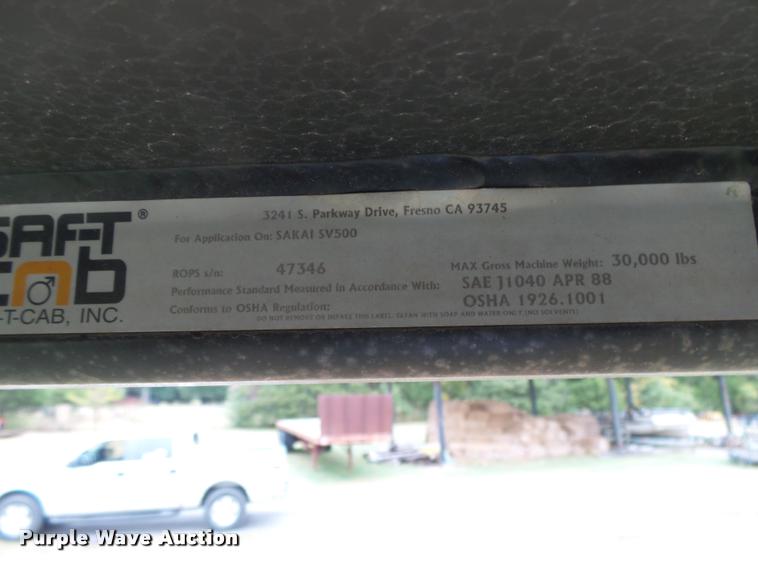 image for item K1079 Saki SV500TF single drum vibratory roller