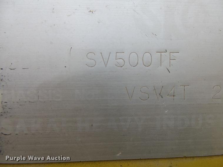 image for item K1079 Saki SV500TF single drum vibratory roller