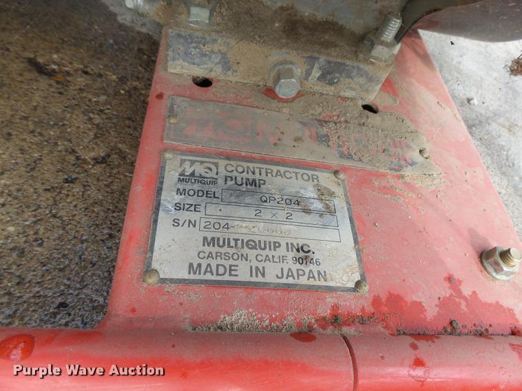 image for item K1411 Multi Quip QP202 water pump