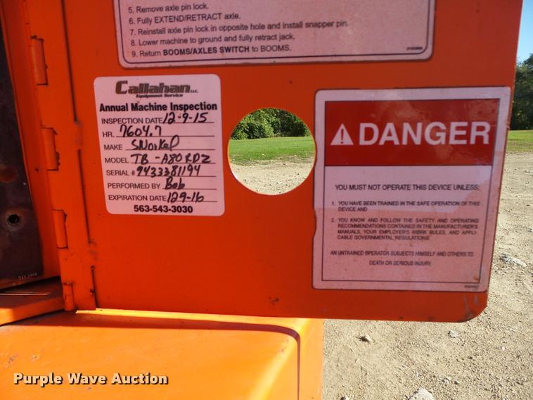 image for item K1428 Snorkelift TB-A80RDZ boom lift