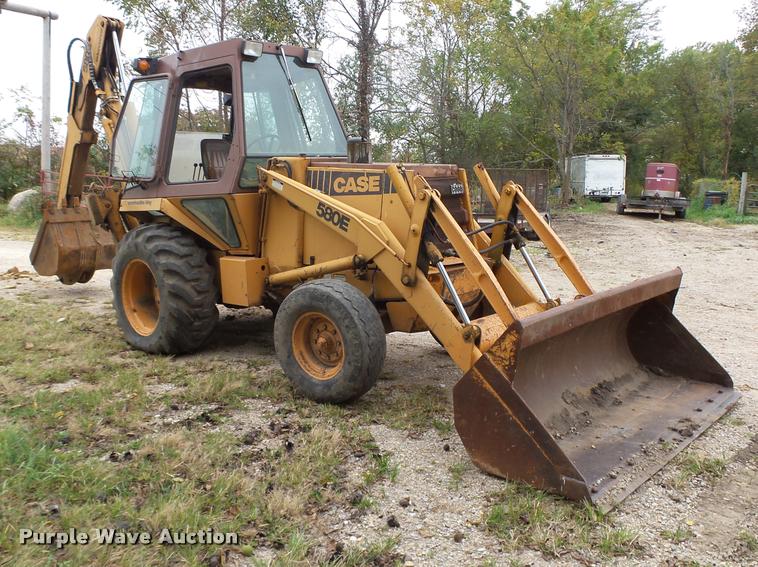 image for item K1456 1984 Case 580E backhoe