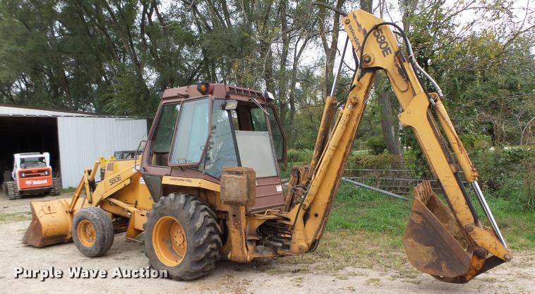 image for item K1456 1984 Case 580E backhoe