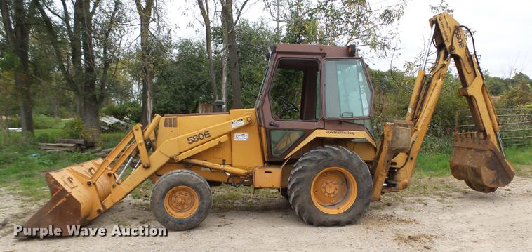 image for item K1456 1984 Case 580E backhoe