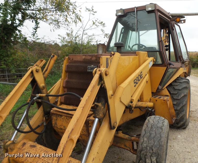 image for item K1456 1984 Case 580E backhoe