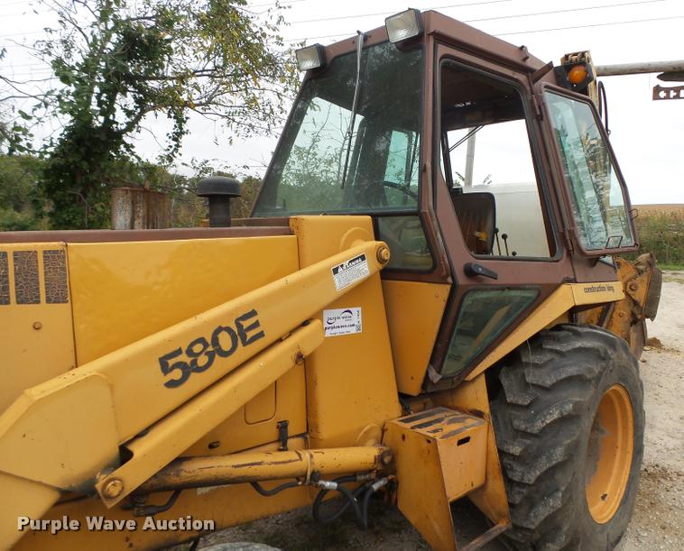 image for item K1456 1984 Case 580E backhoe