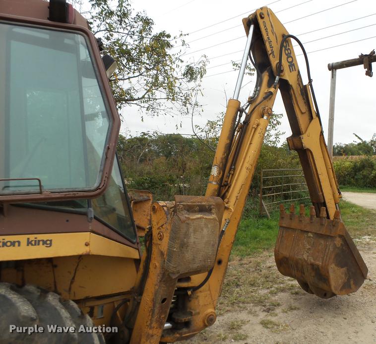 image for item K1456 1984 Case 580E backhoe