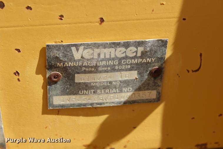 image for item K1910 1994 Vermeer Navigator D14/24TB directional drill