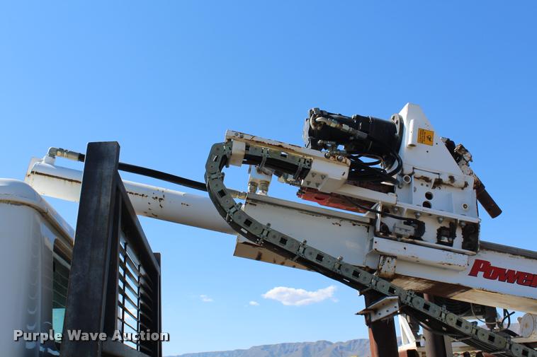 image for item K1916 1994 International 4700LP flatbed truck with environmental drill