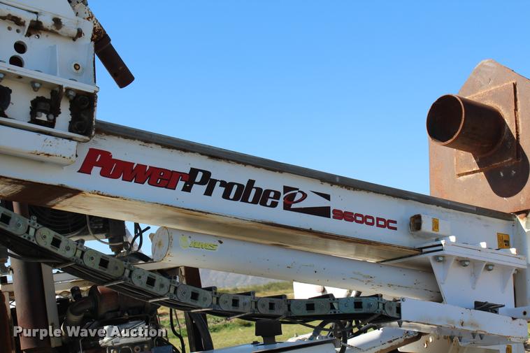 image for item K1916 1994 International 4700LP flatbed truck with environmental drill