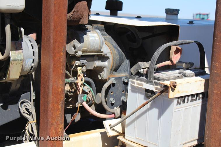 image for item K1916 1994 International 4700LP flatbed truck with environmental drill