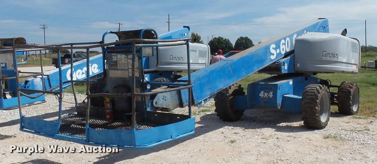 image for item K3001 2004 Genie S60 boom lift