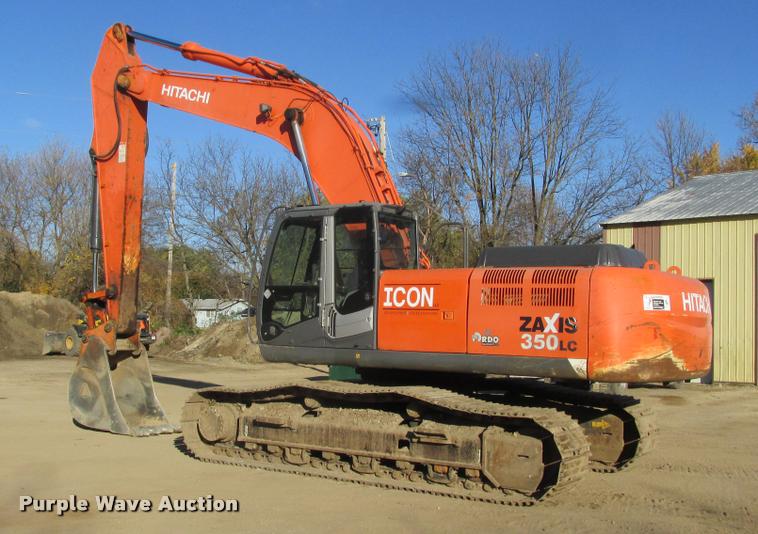 image for item K4225 Hitachi ZX350LC-3 excavator