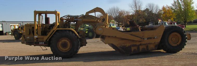 image for item K4236 1973 Caterpillar 631C conventional scraper