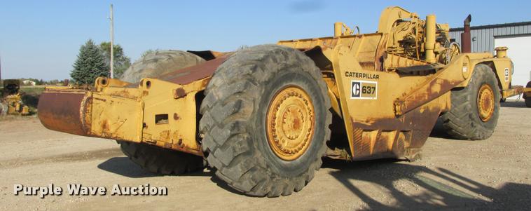 image for item K4237 1973 Caterpillar 637 conventional scraper