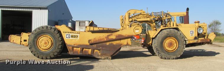 image for item K4237 1973 Caterpillar 637 conventional scraper