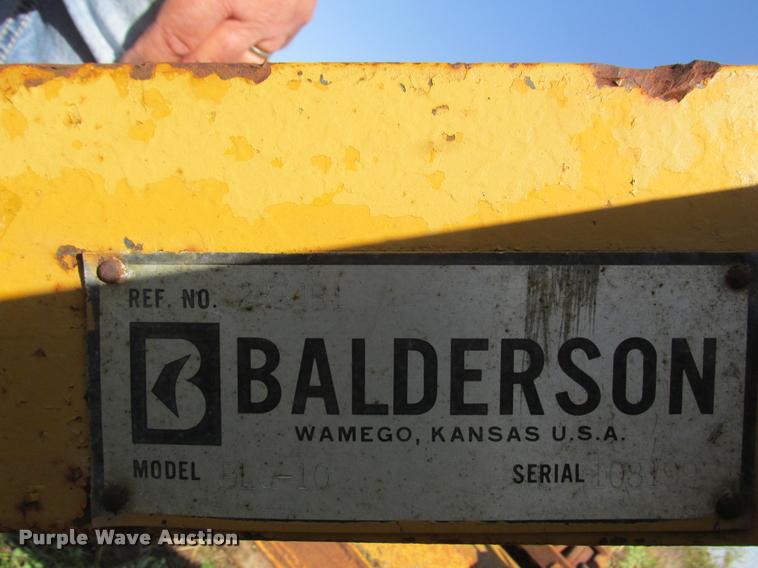 image for item K4242 Motor grader snow plow and lift group