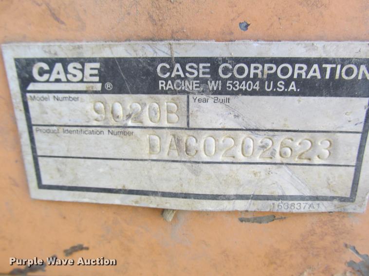 image for item K4243 1999 Case 9020B excavator