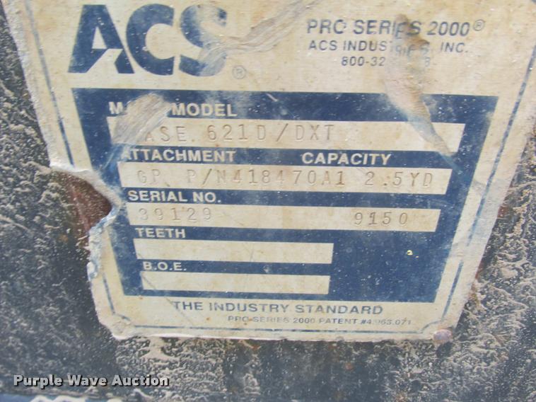 image for item K4244 2002 Case 621D XT wheel loader