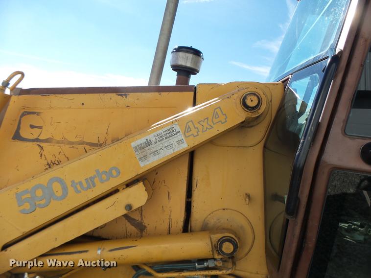 image for item K5659 1991 Case 590 backhoe
