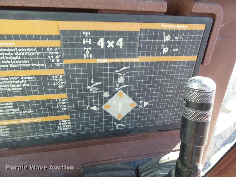 image for item K5659 1991 Case 590 backhoe