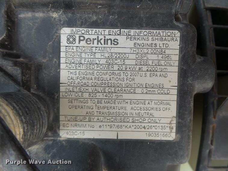 image for item K5668 2007 JCB 8030 mini excavator