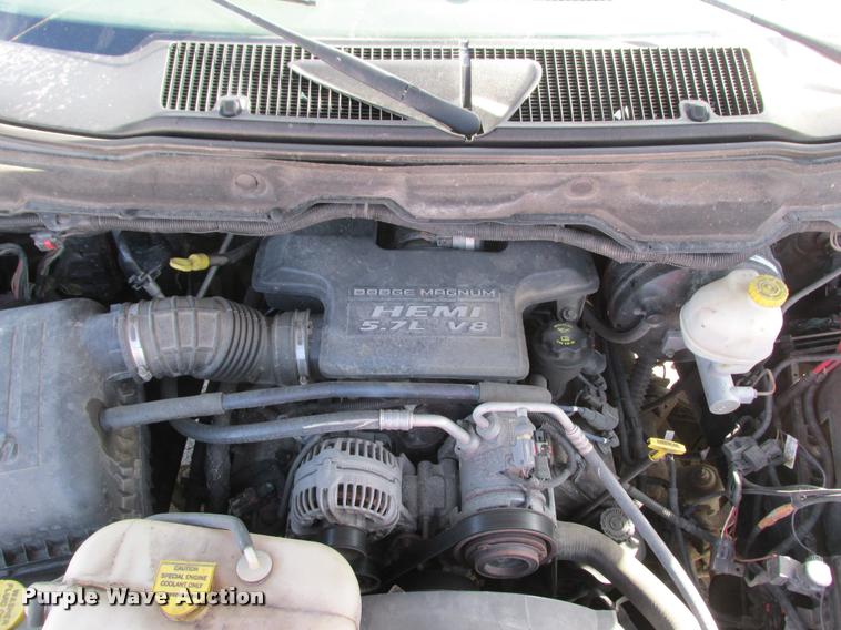 image for item K6243 2004 Dodge Ram 1500 Quad Cab pickup truck