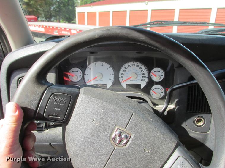 image for item K6243 2004 Dodge Ram 1500 Quad Cab pickup truck