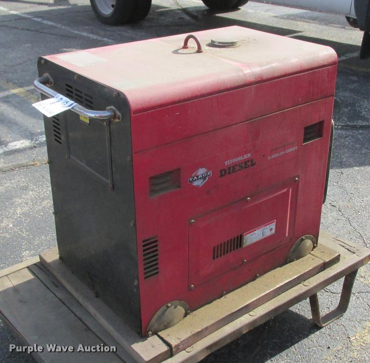 image for item K6248 Tahoe Industries TI700LXR generator