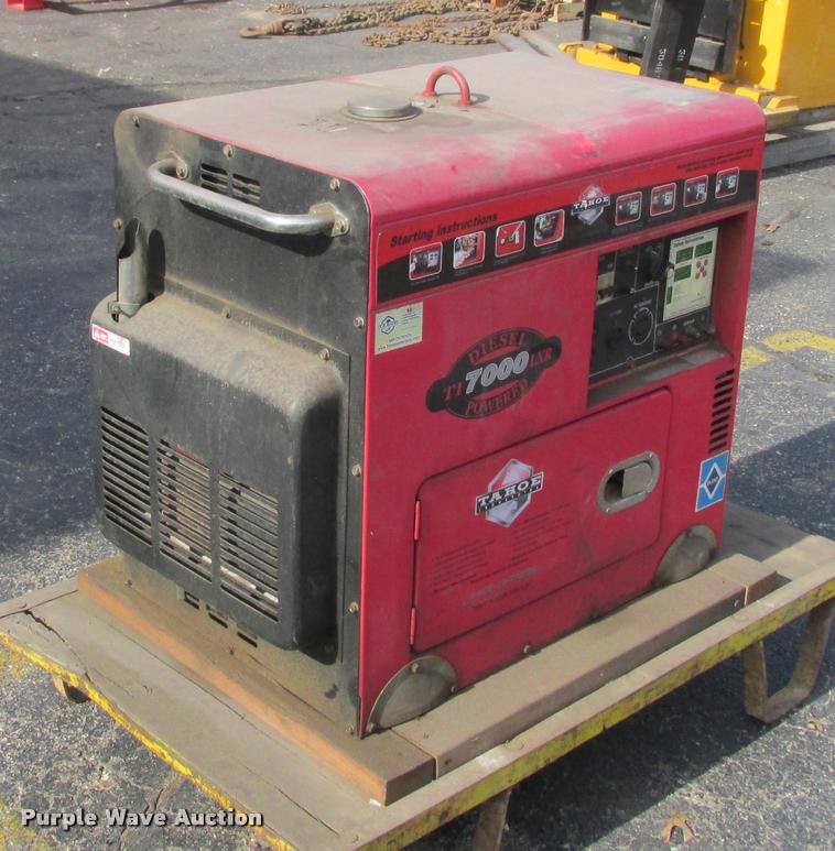 image for item K6248 Tahoe Industries TI700LXR generator