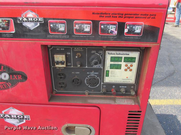 image for item K6248 Tahoe Industries TI700LXR generator