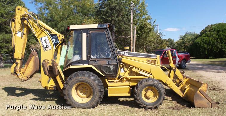 image for item L3286 1996 Caterpillar 416B Turbo backhoe