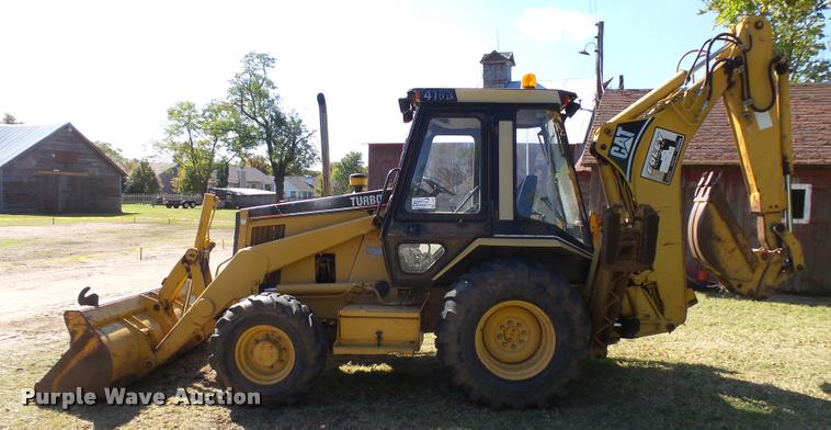 image for item L3286 1996 Caterpillar 416B Turbo backhoe