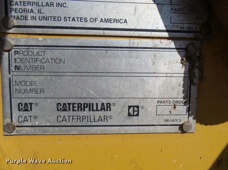 image for item L3286 1996 Caterpillar 416B Turbo backhoe