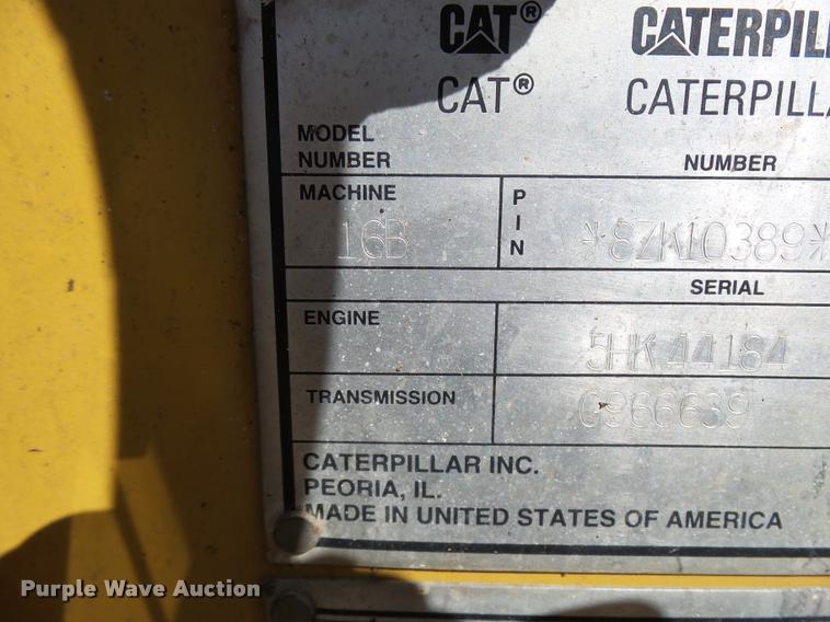 image for item L3286 1996 Caterpillar 416B Turbo backhoe