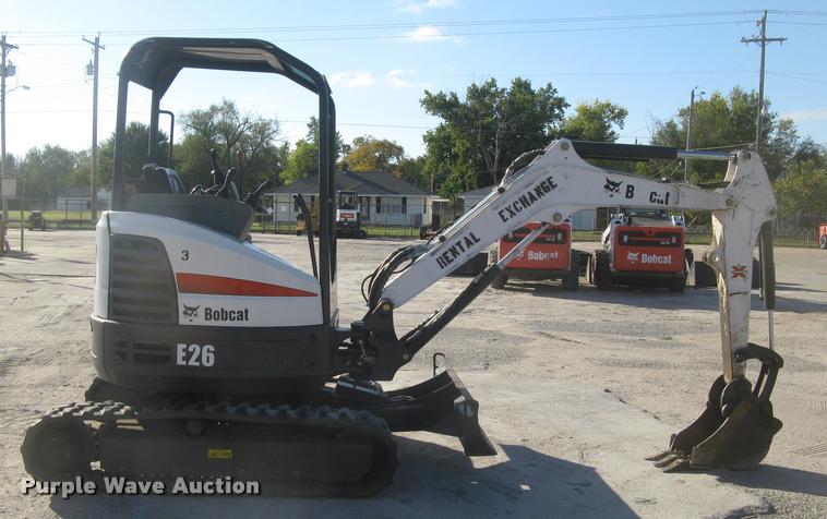 image for item L3900 Bobcat E26-E-M compact excavator