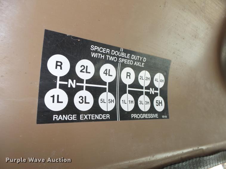 image for item L4096 1986 International 1954 dump truck