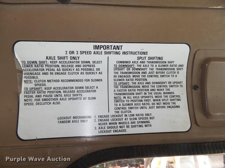 image for item L4096 1986 International 1954 dump truck