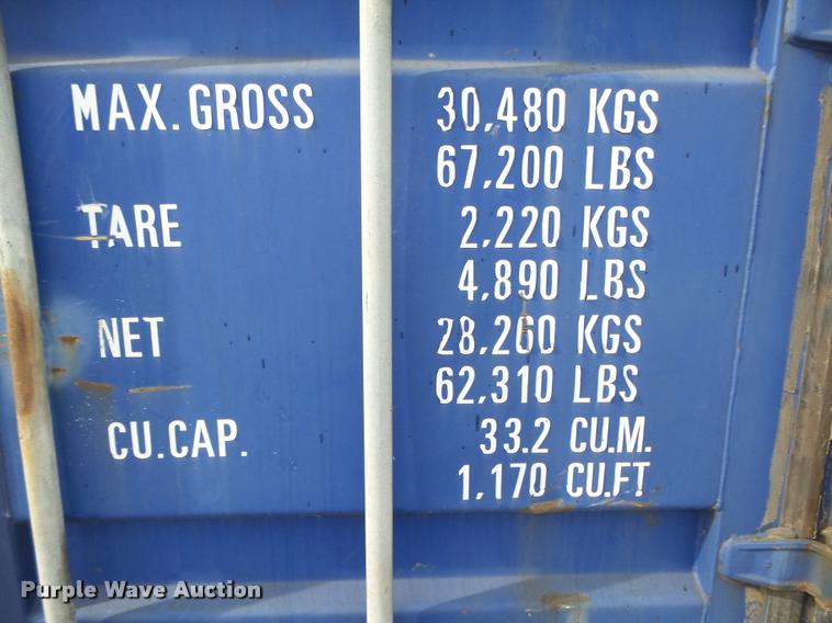 image for item L4117 2004 APL storage container