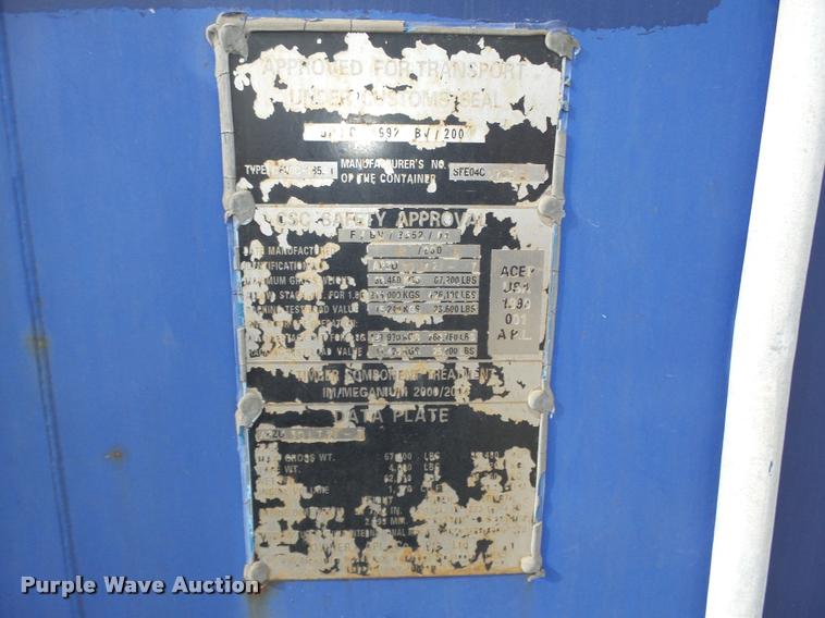 image for item L4117 2004 APL storage container