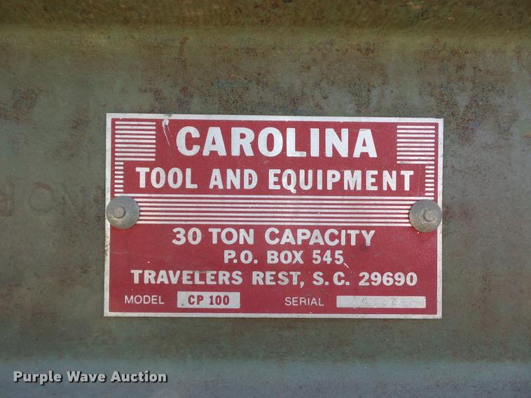 image for item AX9161 Carolina Tool and Equipment shop press
